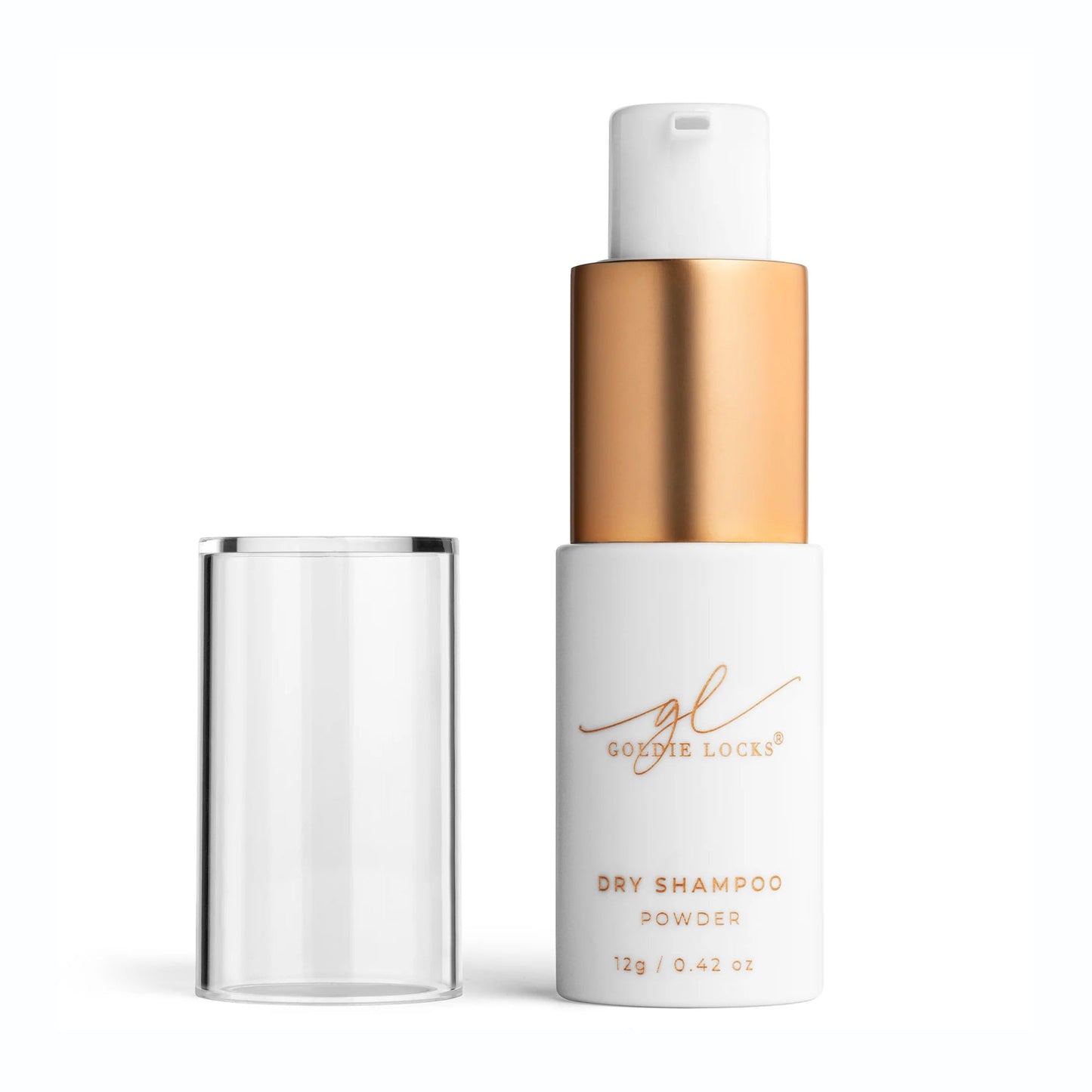 Dry shampoo powder bottle