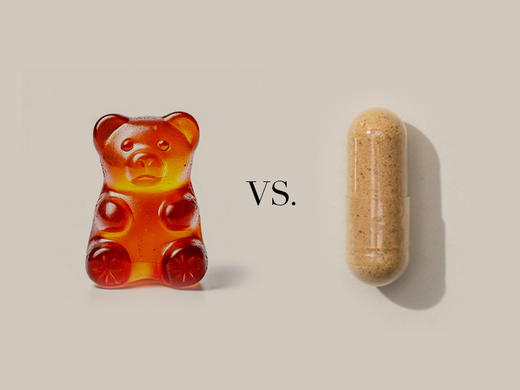 gummies vs hair supplements