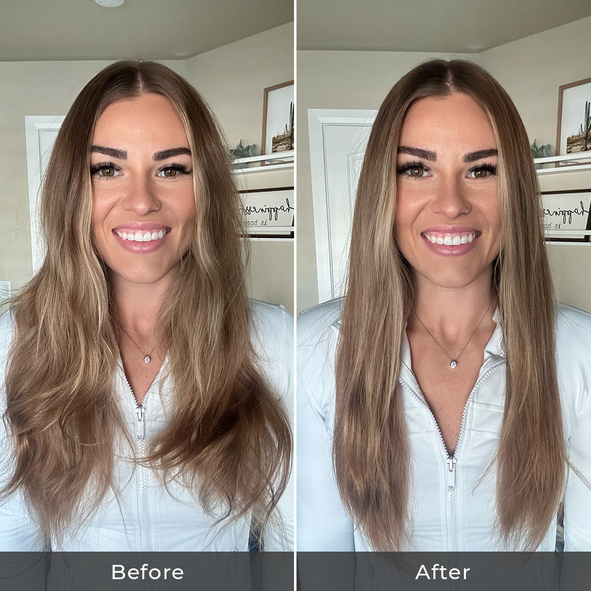 Blow dry hotsell before and after