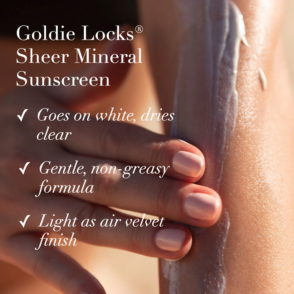 sheer mineral sunscreen that goes on white and dries clear